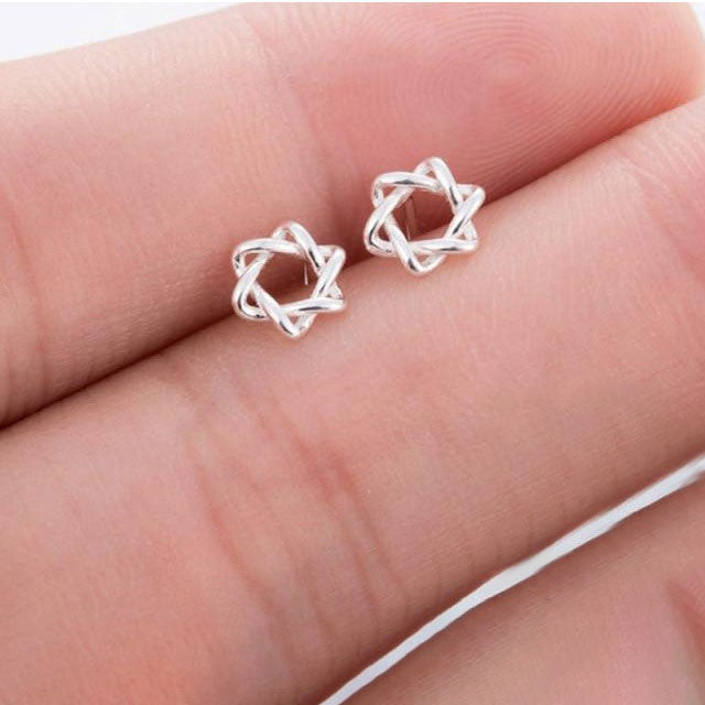 [Romantic] 925 Silver Little Stars Earrings 純銀浪漫簡約星星耳環