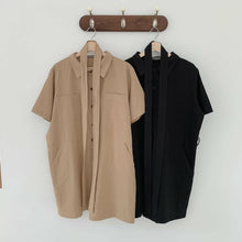 將圖片載入圖庫檢視器 Minimalist short sleeve Lace up One Piece 隨性顯瘦短袖綁帶連身褲
