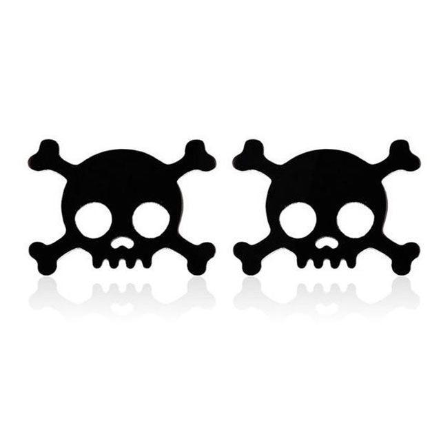 [Wild] Skull Design Earrings 狂野頭骨設計耳環