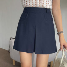 將圖片載入圖庫檢視器 Smart Causal Elegance Pocket High-Waist Skirt (with bottoming) OL斯文口袋高腰裙（連打底）
