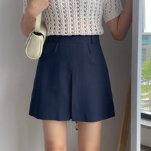 將圖片載入圖庫檢視器 Smart Causal Elegance Pocket High-Waist Skirt (with bottoming) OL斯文口袋高腰裙（連打底）
